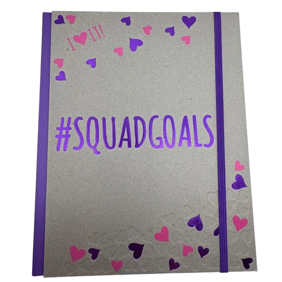 Squad Goals Journal Scrapbook Quizzes Lists Activities BFFs Girls Best Friends - Picture 1 of 11
